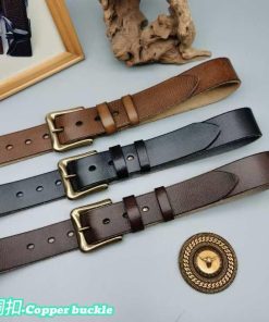 Classic Design Premium Genuine Leather Belt 'Multi Colour'