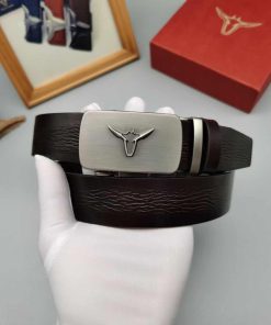Classic Design Premium Genuine Leather Belt 'Black'