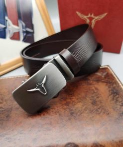 Classic Design Premium Genuine Leather Belt 'Black'