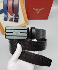 Classic Design Premium Genuine Leather Belt 'Black'