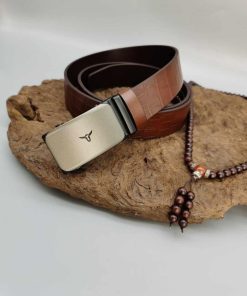 Classic Design Premium Genuine Leather Belt 'Light Brown'