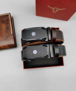 Classic Design Premium Genuine Leather Belt 'Black'