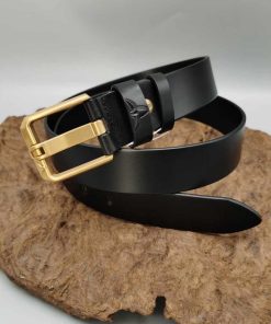 Classic Design Premium Genuine Leather Belt 'Black'