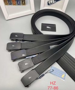 Classic Design Premium Genuine Leather Belt 'Black'