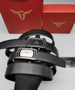Classic Design Premium Genuine Leather Belt 'Black'
