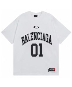 Balenciaga Basketball Series Tshirt-Half 'White'