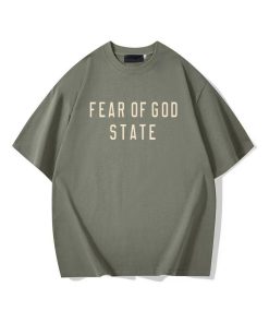 Fear of God State Tshirt-Half 'Olive'