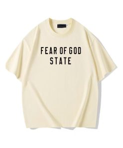 Fear of God State Tshirt-Half 'Beige'