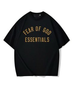 Essentials Fear Of God Tshirt-Half 'Black'