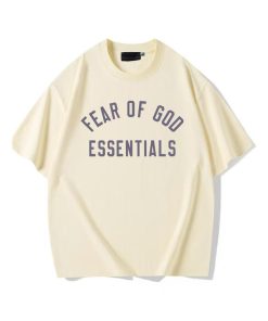 Essentials Fear Of God Tshirt-Half 'Cream'