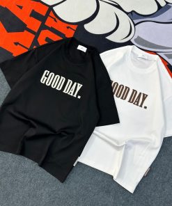 Good Day Statement Tshirt-Half 'Black'