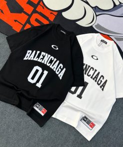 Balenciaga 01 Tshirt-Half 'Black'