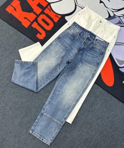 Double Knee Denim Jeans-Pant 'Wash Blue'