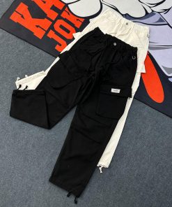 Relaxed Fit Tactical Cargo Pants 'Black'