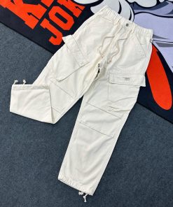 Relaxed Fit Tactical Cargo Pants 'Off-White'