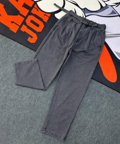 Relaxed Fit High-Waisted Pant 'Dark Grey'