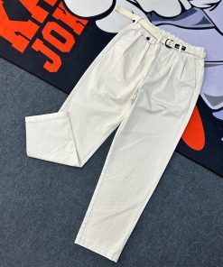 Relaxed Fit High-Waisted Pant 'Cream'