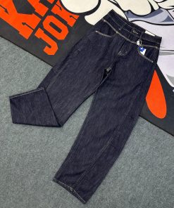 High-Waisted Barrel Jeans Pant 'Navy'