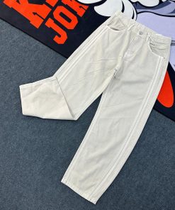 Striped Straight Pant 'Cream'