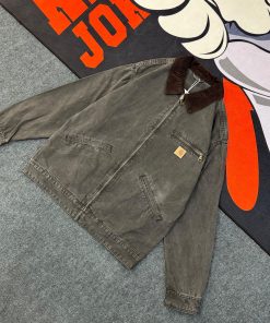 Detroit Carhartt Jacket 'Olive Grey'