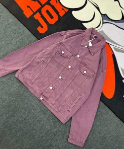 Helmut Lang Trucker Denim Jeans-Jacket 'Mauve'