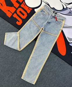 Y2K Hip Hop-Inspired Baggy Jeans 'Rust Trim'