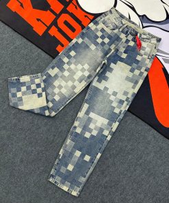 Louis Vuitton Damoflage Jacquard Denim Skate Pant