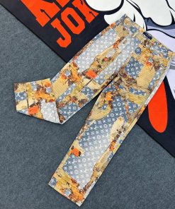Louis Vuitton Monogram Multi-Colour Denim Jeans-Pant