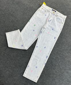 Louis Vuitton Monogram Denim Jeans-pant 'Light Wash Blue'