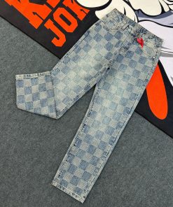 Louis Vuitton Men's Checkerboard Denim Pant