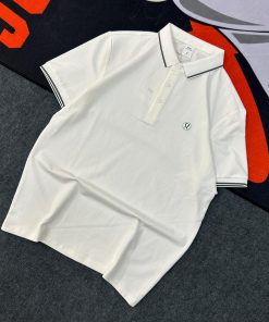 Lululemon Classic Fit Tshirt-Half Polo 'White'