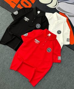UIM UIM Moderna Tshirt-Half Polo 'Red'