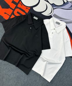 AREA ZIREN Tshirt-Half Polo 'Black'