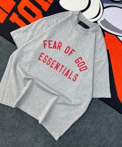 Essentials Fear of God Tshirt-Half 'Grey'