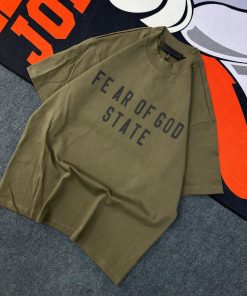 Fear of God State Tshirt-Half 'Olive'