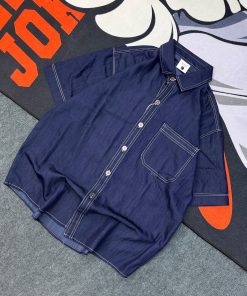 Chambray Button-Down Shirt 'Indigo'