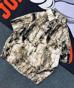Geological Pattern Short Sleeve Shirt