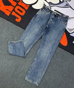 Relaxed Straight Leg Denim Jeans-Pant 'Medium Wash Blue'
