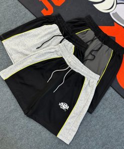 Retro Athletic Half Pant 'Black Light-Grey'