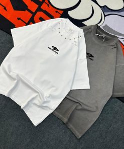 Balenciaga Vintage Fashion Tshirt-Half 'White'