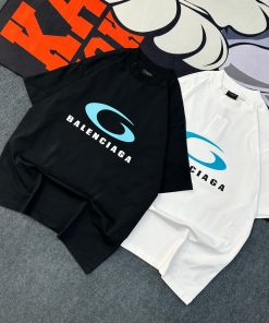 Balenciaga - Loop Sports Icon Tshirt-Half 'Black'