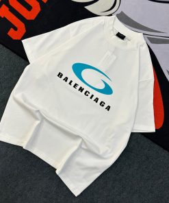 Balenciaga - Loop Sports Icon Tshirt-Half 'White'