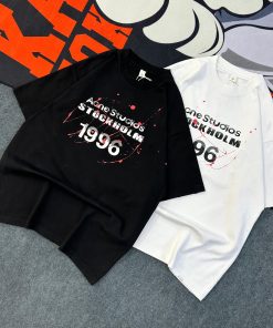 Acne Studios Stockholm 1996 Graphic Tshirt-Half 'Black'