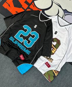 Supreme Perfect Season Football Tshirt-Jersey 'Blue/Black'