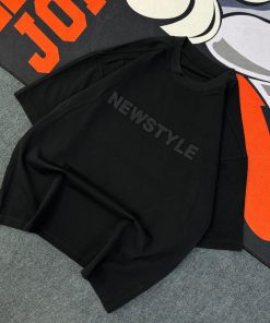 New Style Vintage Tshirt-Half 'Black'