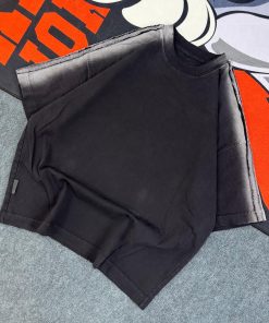 Vintage Classic Round Neck Plain Tshirt-Half 'Vintage Black'