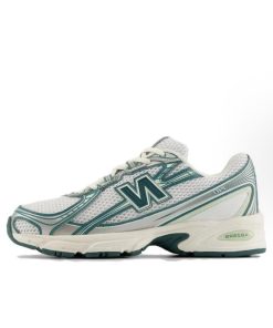 New Balance-740 First Copy 'White Marsh Green'