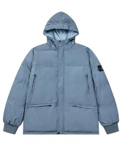 Stone Island Nylon Metal Down-Jacket 'Blue'