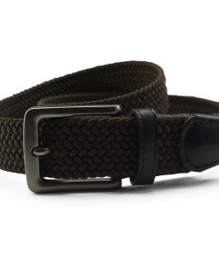 Nike G-Flex Stretch Woven Golf Belt 'Brown'