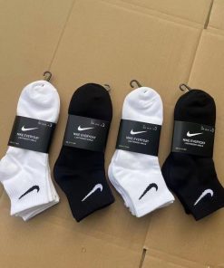 Nike Everyday Lightweight 3-Pairs Ankle Socks 'Black & White'